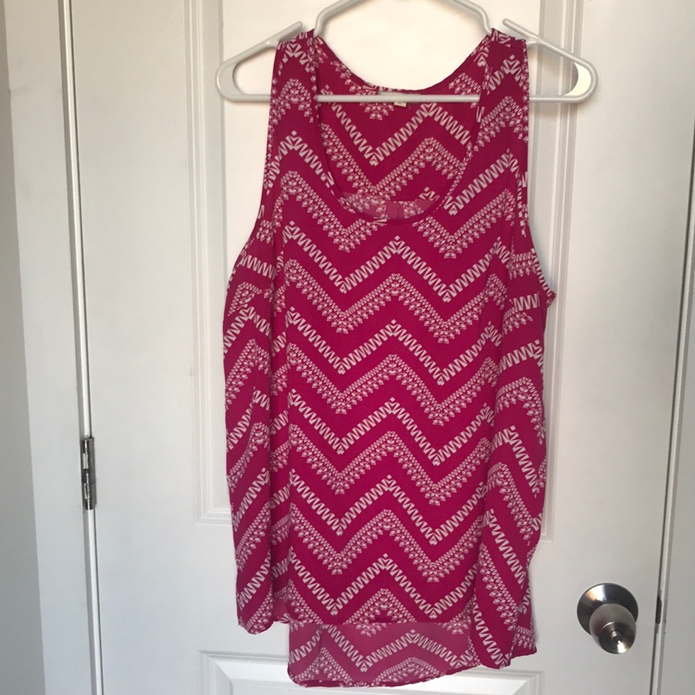 Pink designed tank